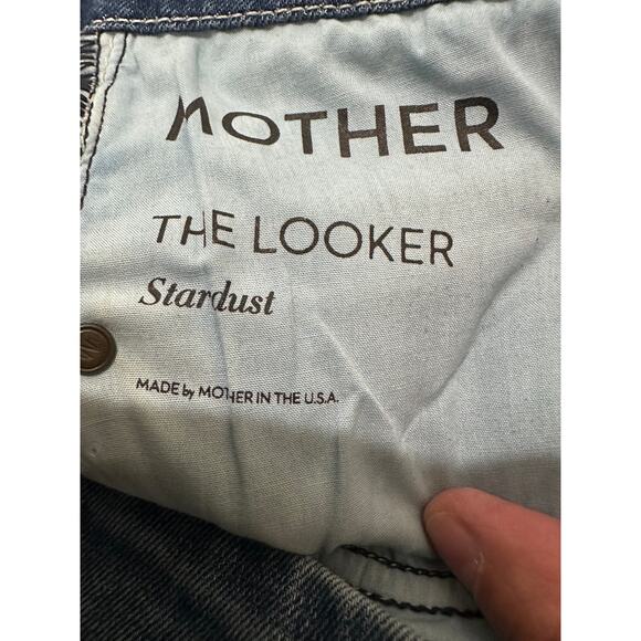 MOTHER The Looker Skinny Stretch Jeans in Stardust, size 28 - Picture 3 of 9